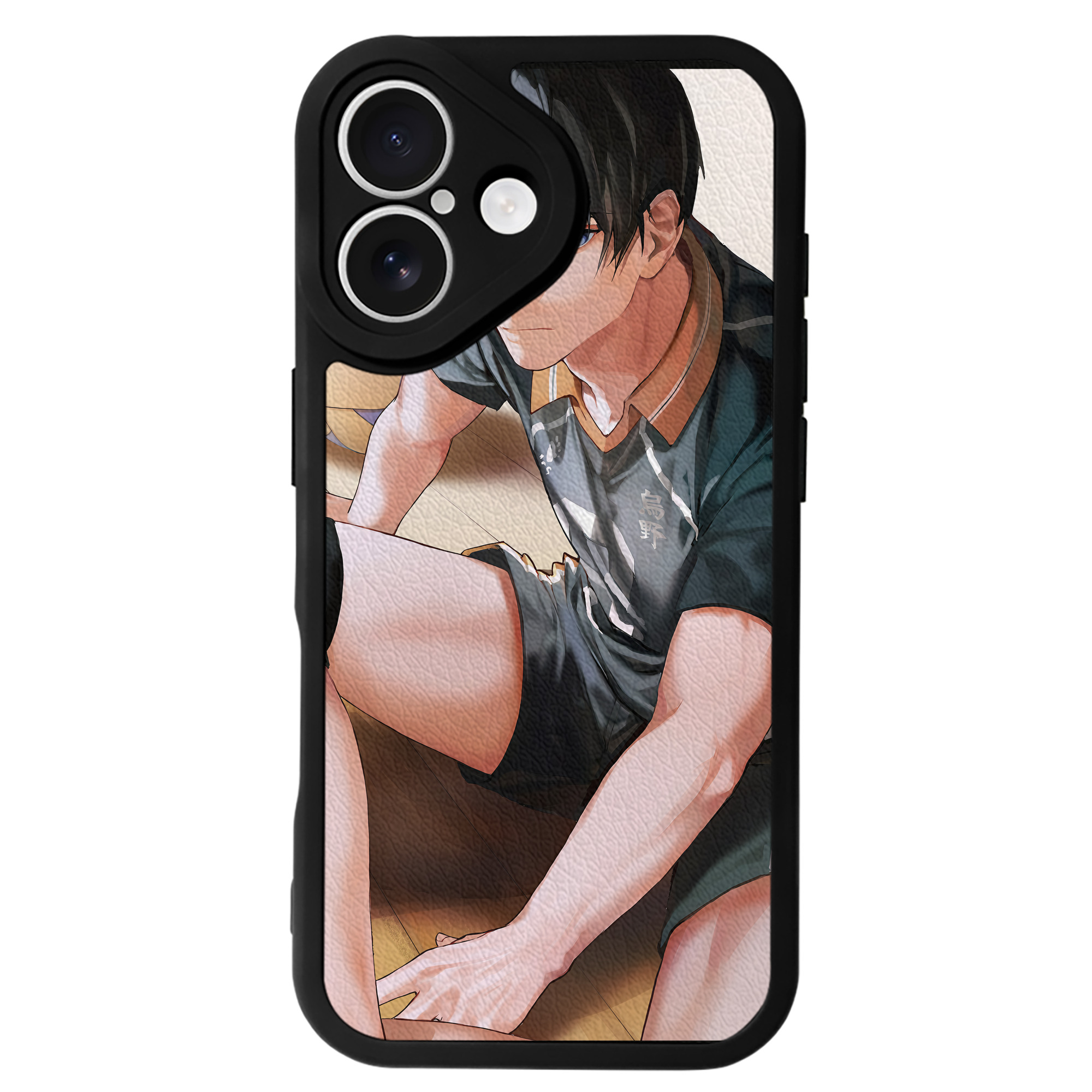 （画像用） ハイキュー!! Haikyu!! 【iPhone 16シリーズ対応】シリコンスマホケース（レザー調） 材質：シリコン